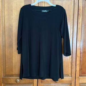 Sympli Black Tunic.  Size 6.